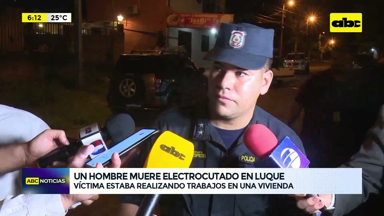 Un hombre murió electrocutado en Luque