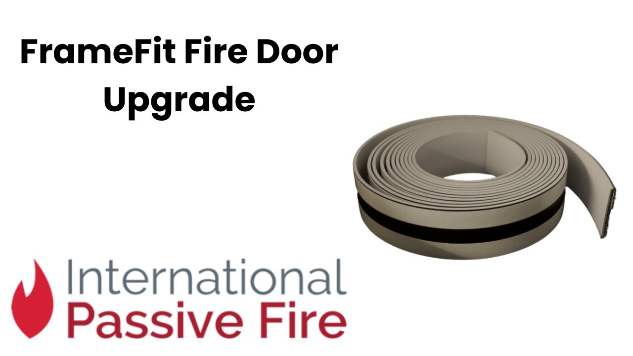 FrameFit Fire Door Upgrade for closing gaps on door edges and thresholds