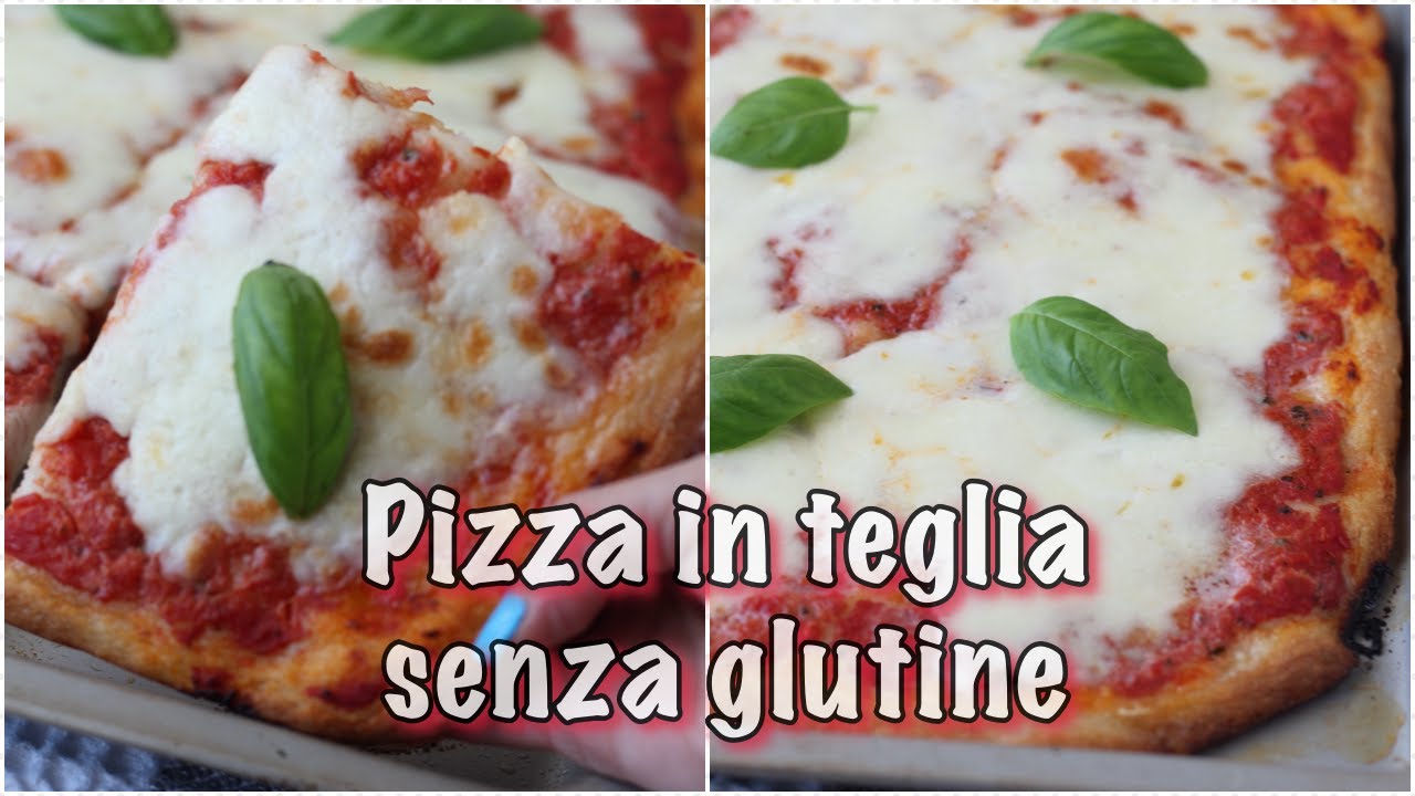 PIZZA in TEGLIA senza glutine pronta in 3 ore