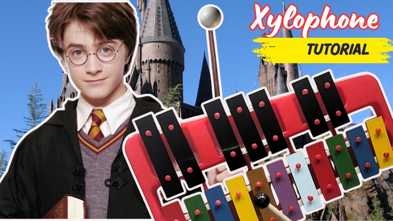Harry Potter Theme | Easy beginner's tutorial Xylophone + Free Notes!