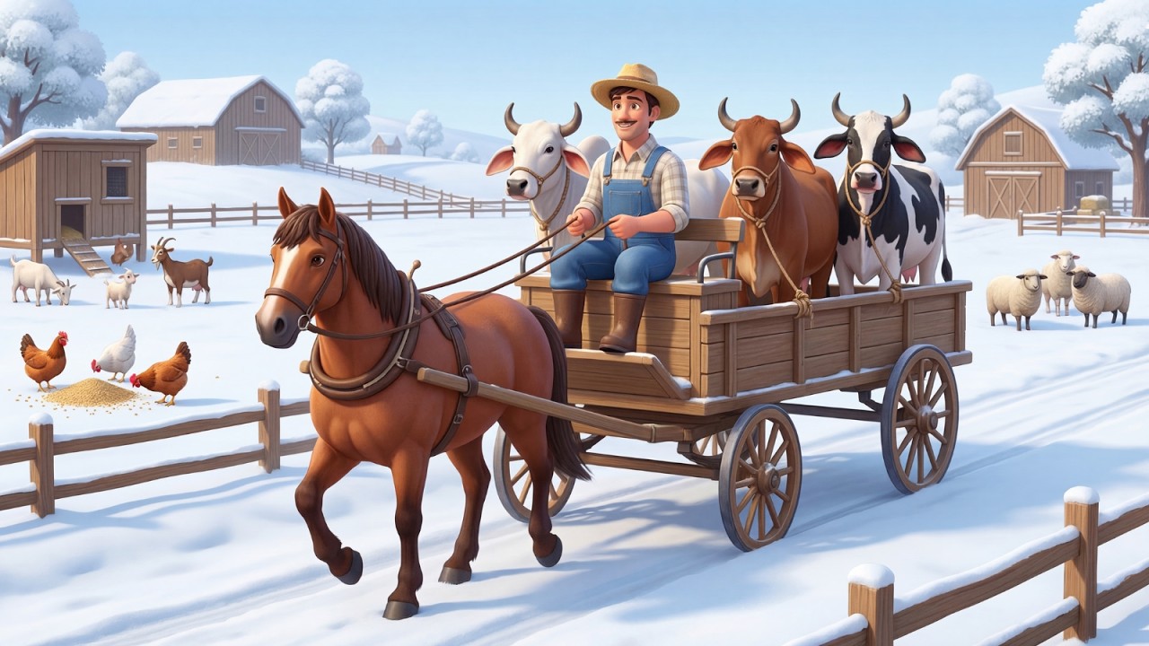У старого Макдональда была ферма 🐎🐄 | Веселые и познавательные сельскохозяйственные животные для ...