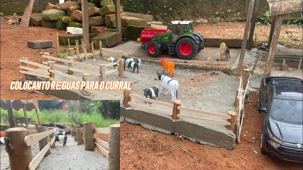 FIZ CERCAS NO NOSSO NOVO CURRAL DA FAZENDA