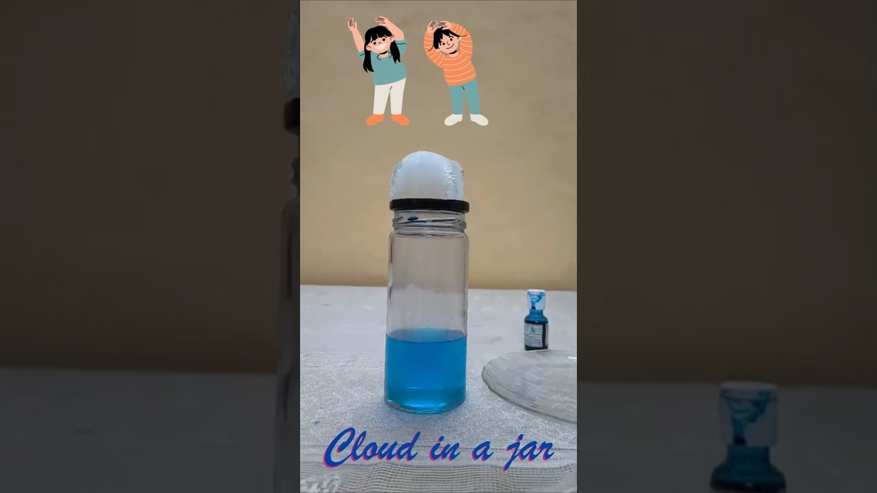 Create your own cloud in a jar | Viral science experiment | Trending science facts for kids