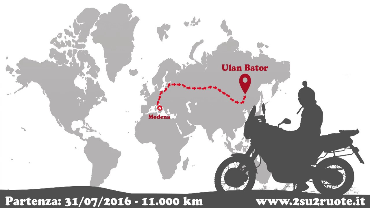 Italia Mongolia in Moto - Yamaha XT660Z Ténéré