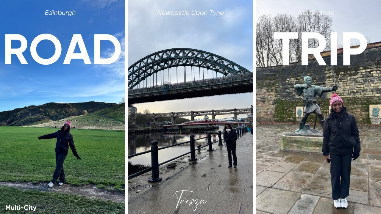 UK Road Trip Vlog: Lincoln, Newcastle, Nottingham, Darlington, Edinburgh & More