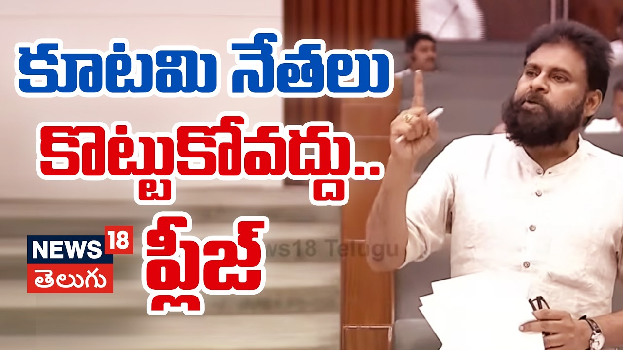 Pawan Kalyan Speech | కూటమి నేతలు కొట్టుకోవద్దు..ప్లీజ్ | AP Assembly | N18