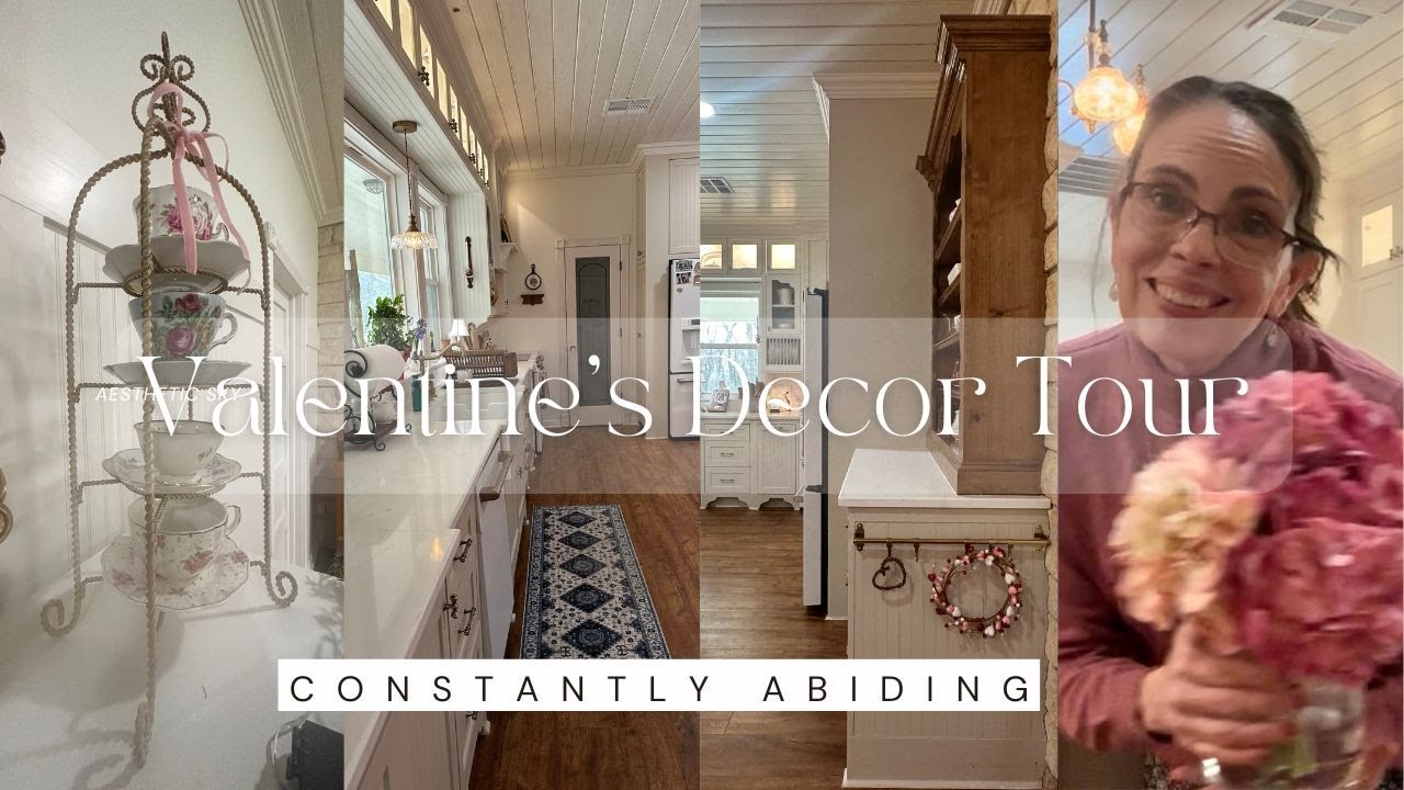 Vintage Kitchen Tour for Valentine's!