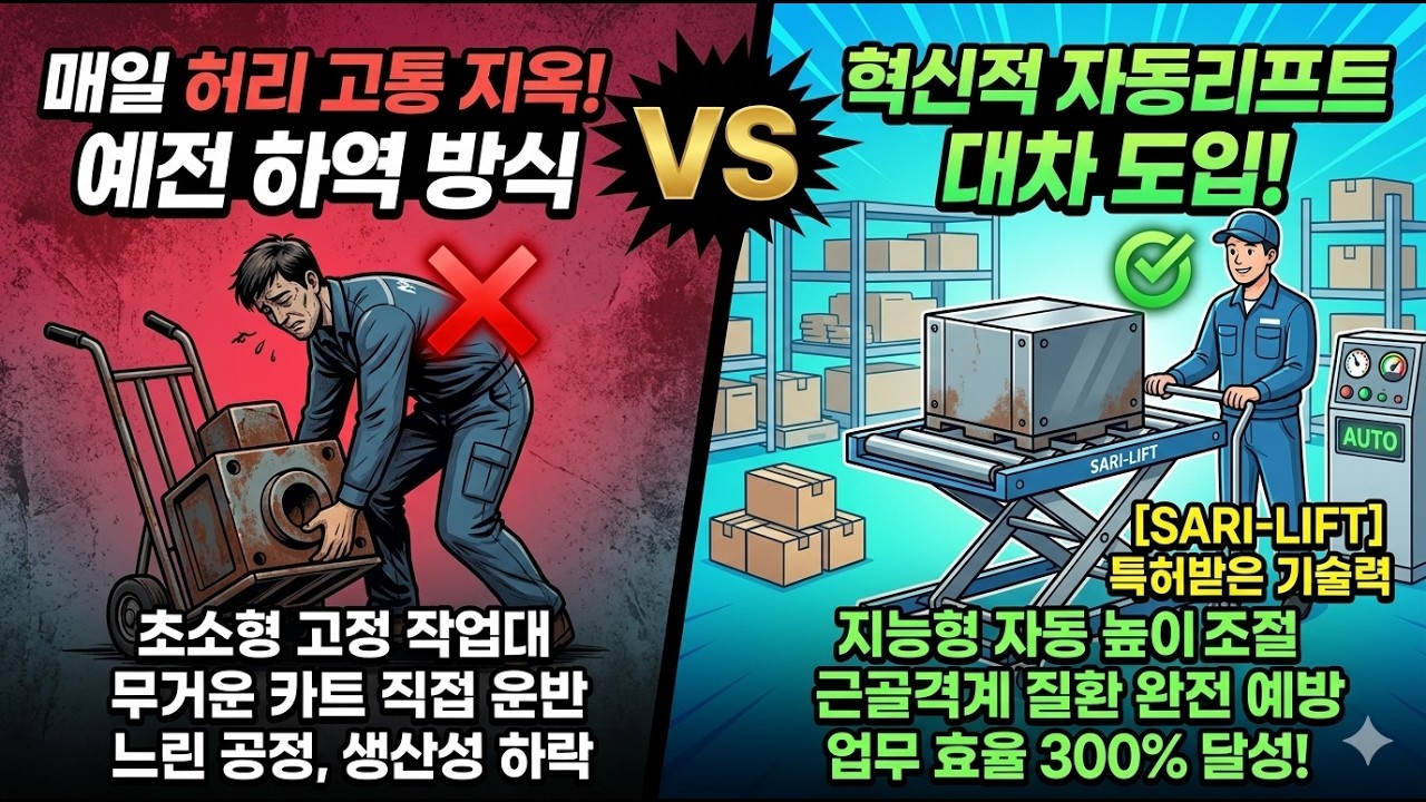 허리 안아프게 하는 [마트카트] 혁신적인 스프링카트, 운반구, 운반카, 운반카트,스프링대차, 미니카트
