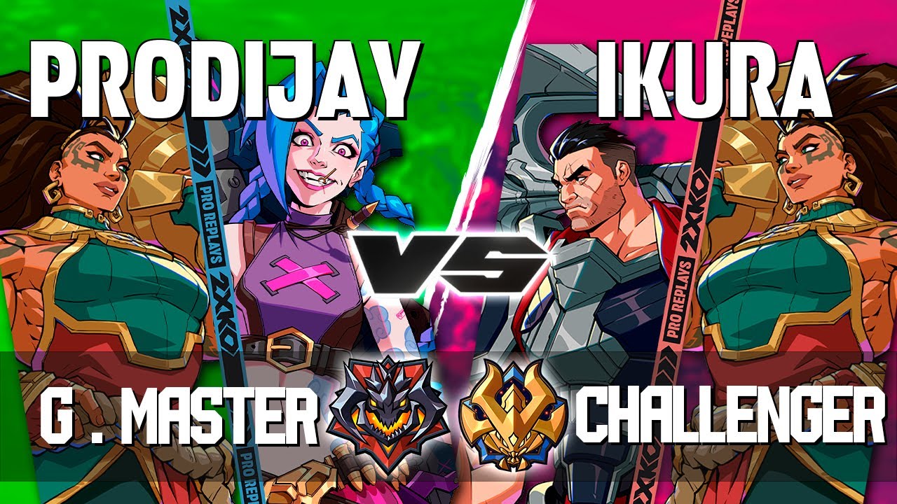 2XKO ▰ PRODIJAY (Jinx-Illaoi) vs IKURA (Darius-Illaoi) ▰ 2XKO Pro level replays
