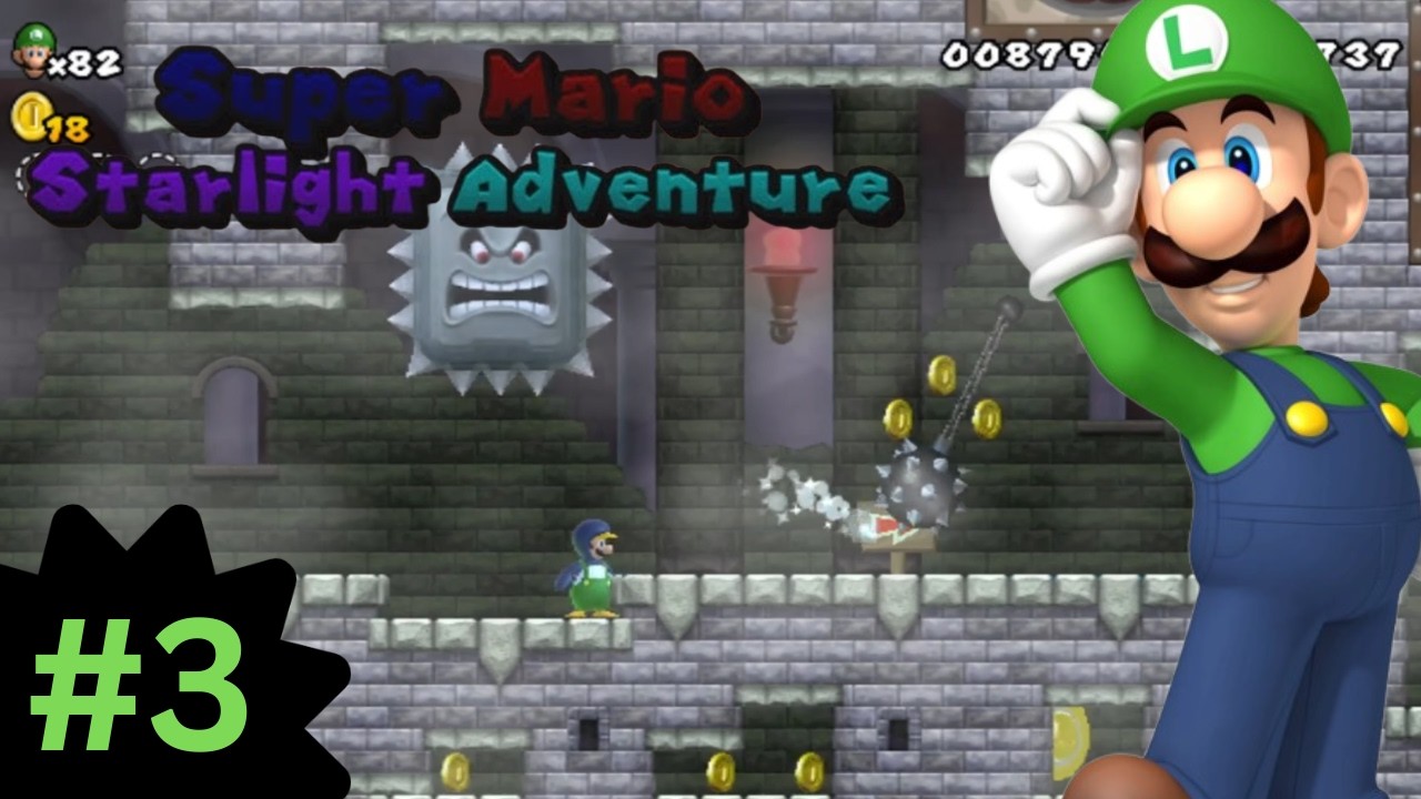 Super Mario Starlight Adventure: World 3 100%!