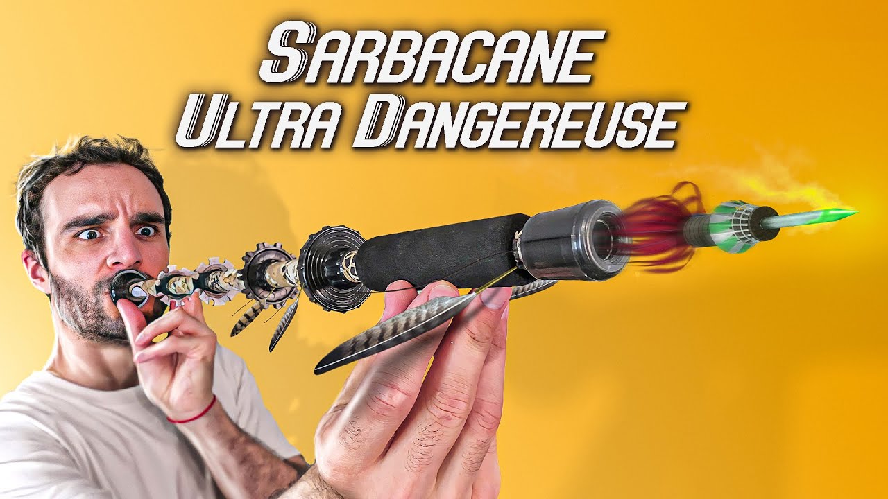 Une sarbacane ultra rapide ! (et mortelle)