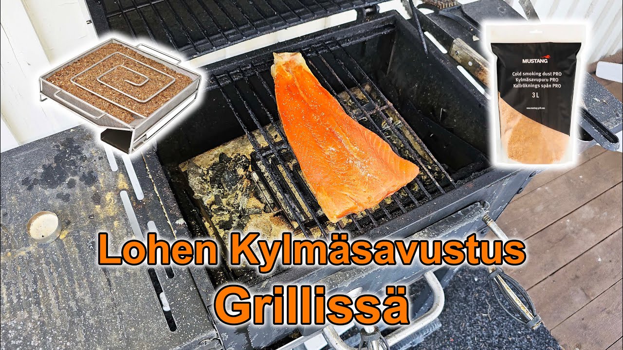 Lohen kylmäsavustus hiiligrillissä, onnistuuko?