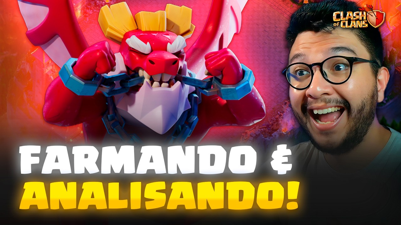 [VERTICAL] AO VIVO 🔴 Lendária + Analisando Vilas da Live | Clash of Clans