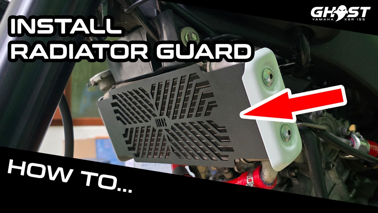 How to Install: Radiator Guard | Yamaha XSR 155