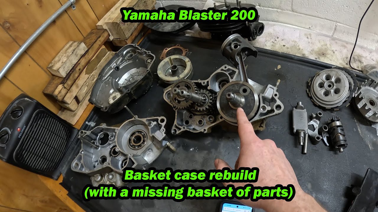 Yamaha Blaster basket case engine rebuild