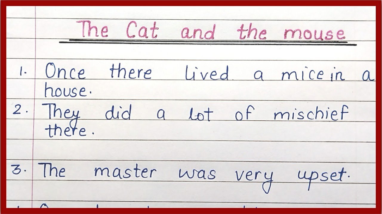 cat and mouse moral story | 10 lines story | who will bell the cat short story in english