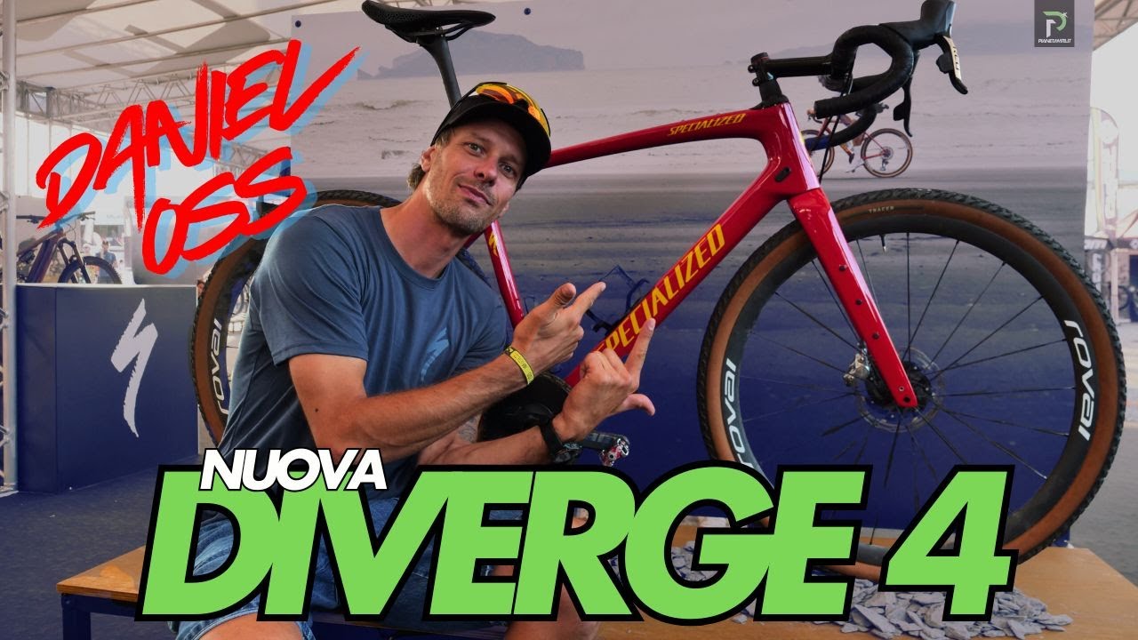 NUOVA SPECIALIZED DIVERGE 4. DANIEL OS CI SPIEGA LA NUOVA GRAVEL BIKE 2025 VISTA A IBF MISANO