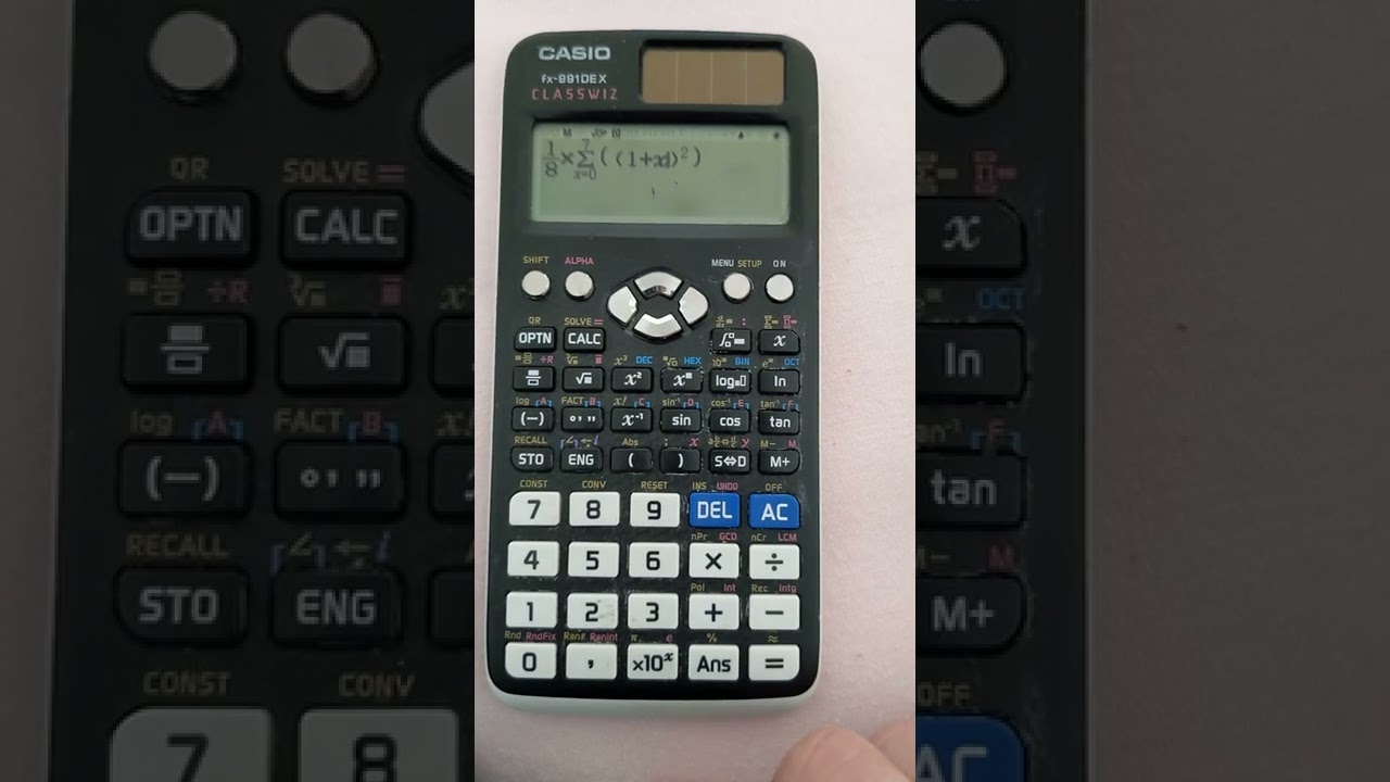 Ober- und Untersumme mit dem Casio fx berechnen.