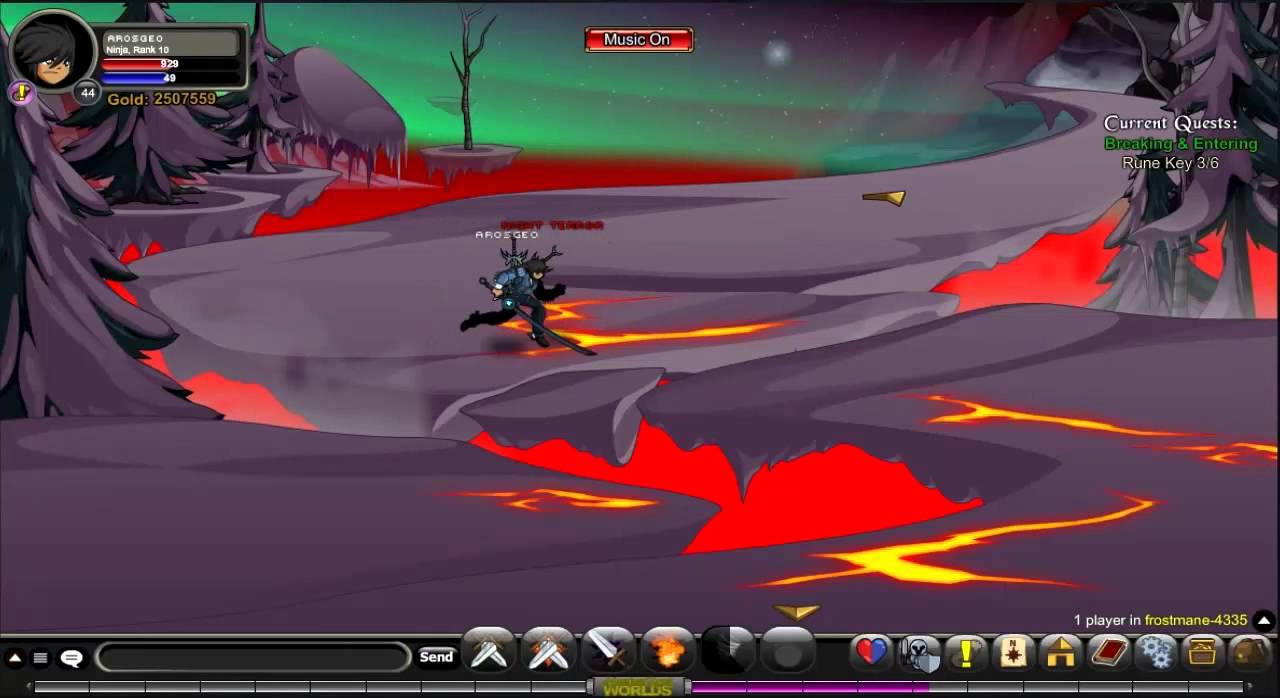 AQW - New Year's 2014 Event and Nightmare Frostmane Solo W/ Necromancer