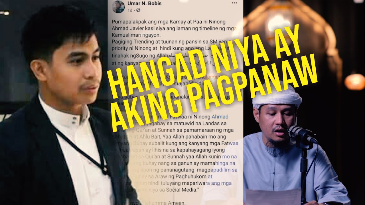 Hangad niya ang aking pagpanaw.