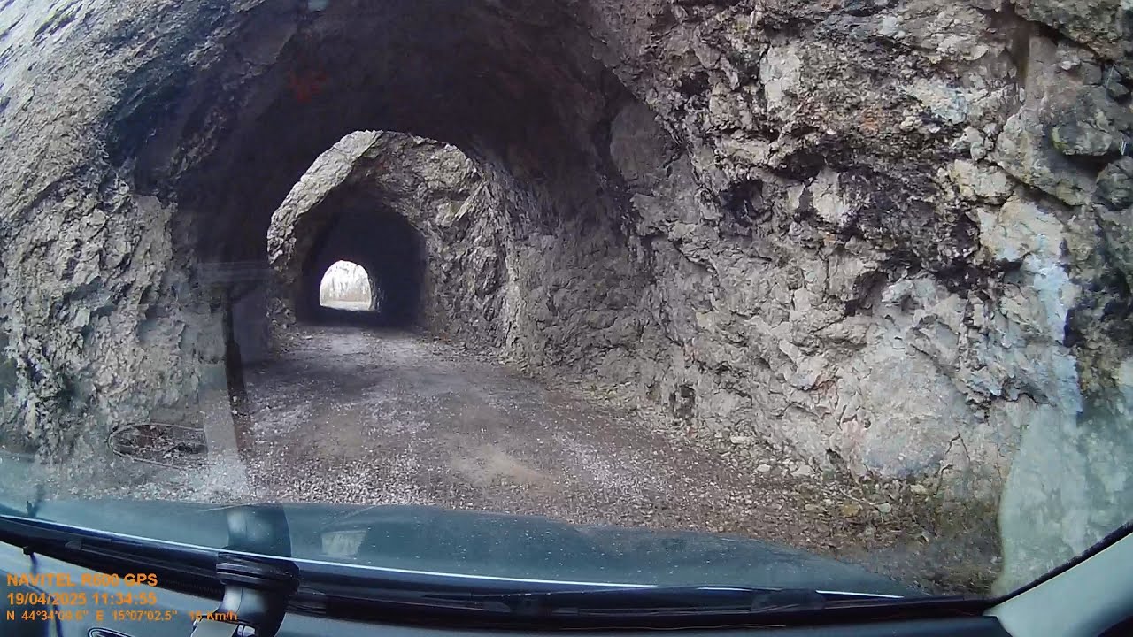 Dabarska cesta - the best road of Croatia full video