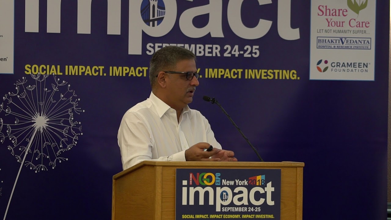 Feroz Malik, CEO, Bharat Jal at NGO Expo, New York