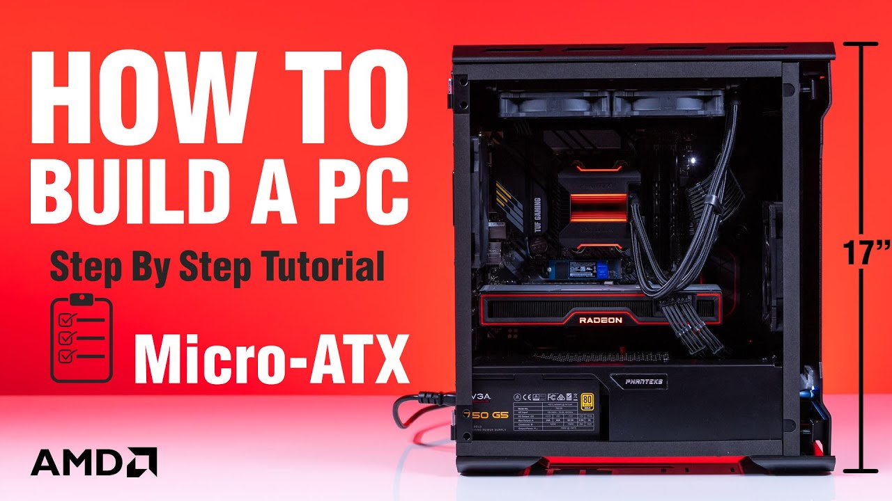 Как собрать компьютер Micro ATX (среднего размера)