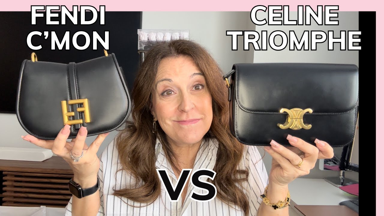 FENDI C'MON VS CELINE TRIOMPHE:  Which One is Better? Mod shots, what fits, pros/cons #celine #fendi