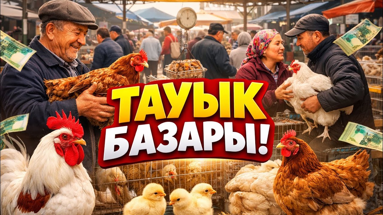 ҚОРАЗ АЛДЫҚ! 14-ЯНВАР 2026 ҚАРАӨЗЕК ТАУЫҚ БАЗАРЫ БАХАЛАРЫ #Караозектауыкбазар