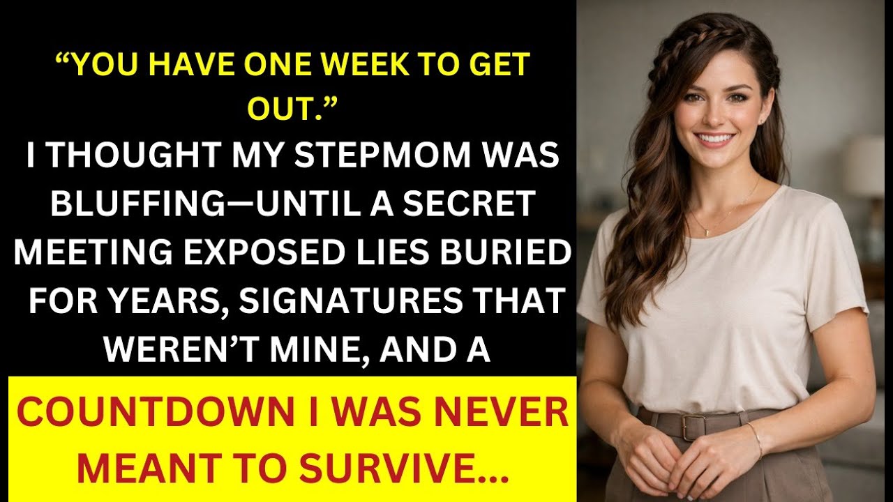 My Stepmom Gave Me One Week to Leave—Guess what happened next....!