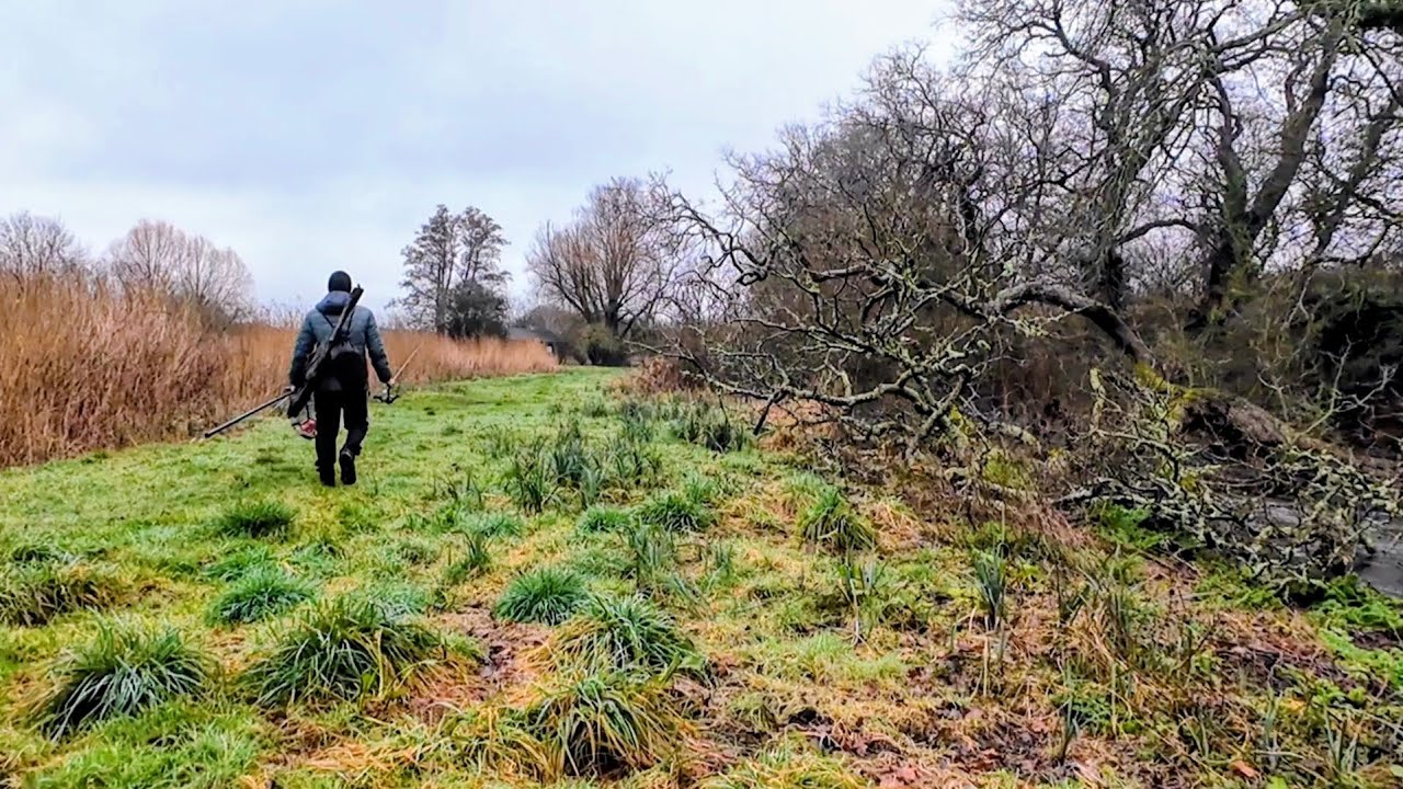 Winter Chub fishing on a beautiful stream in Hampshire