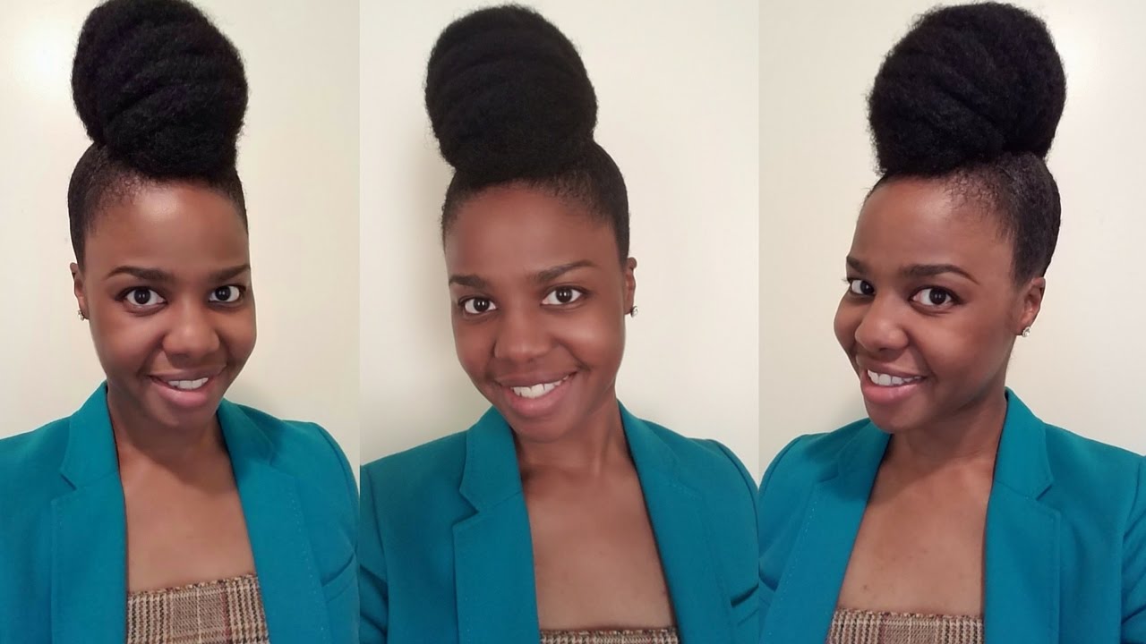 Easy Jumbo High Bun w/Cuban Twist Hair | Toia Barry