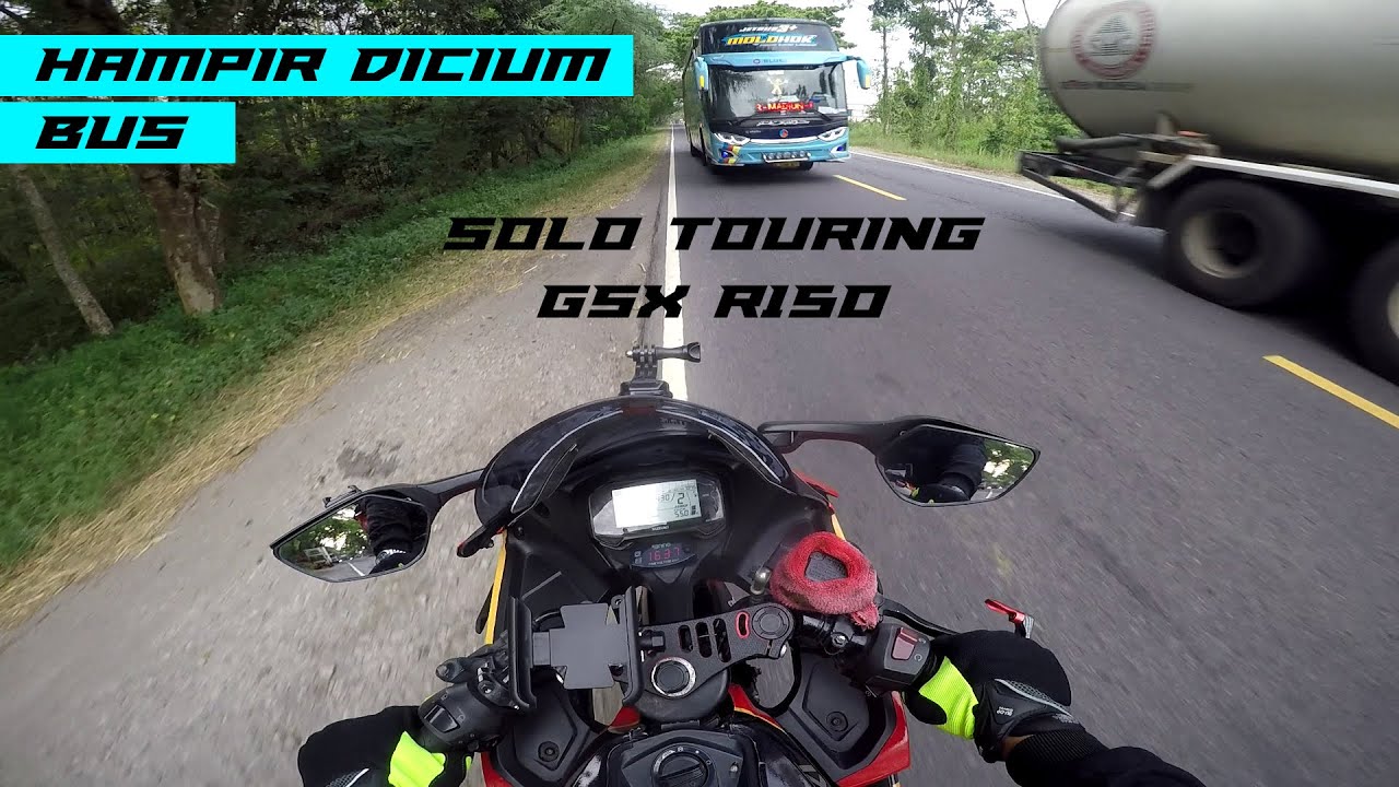 TOURING MOTOR SENDIRIAN SOLO - MALANG PAKAI GSX R150 PART 1