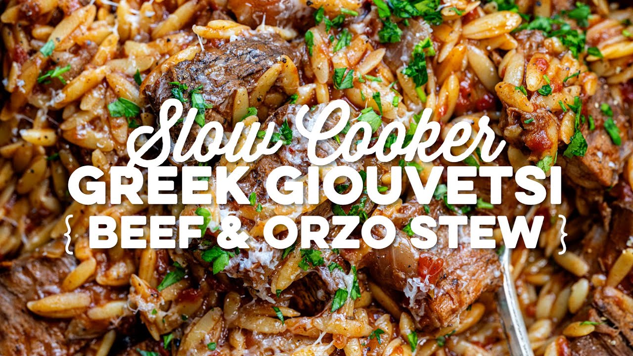 Beef Giouvetsi (Greek Beef Stew with Orzo) | Supergolden Bakes