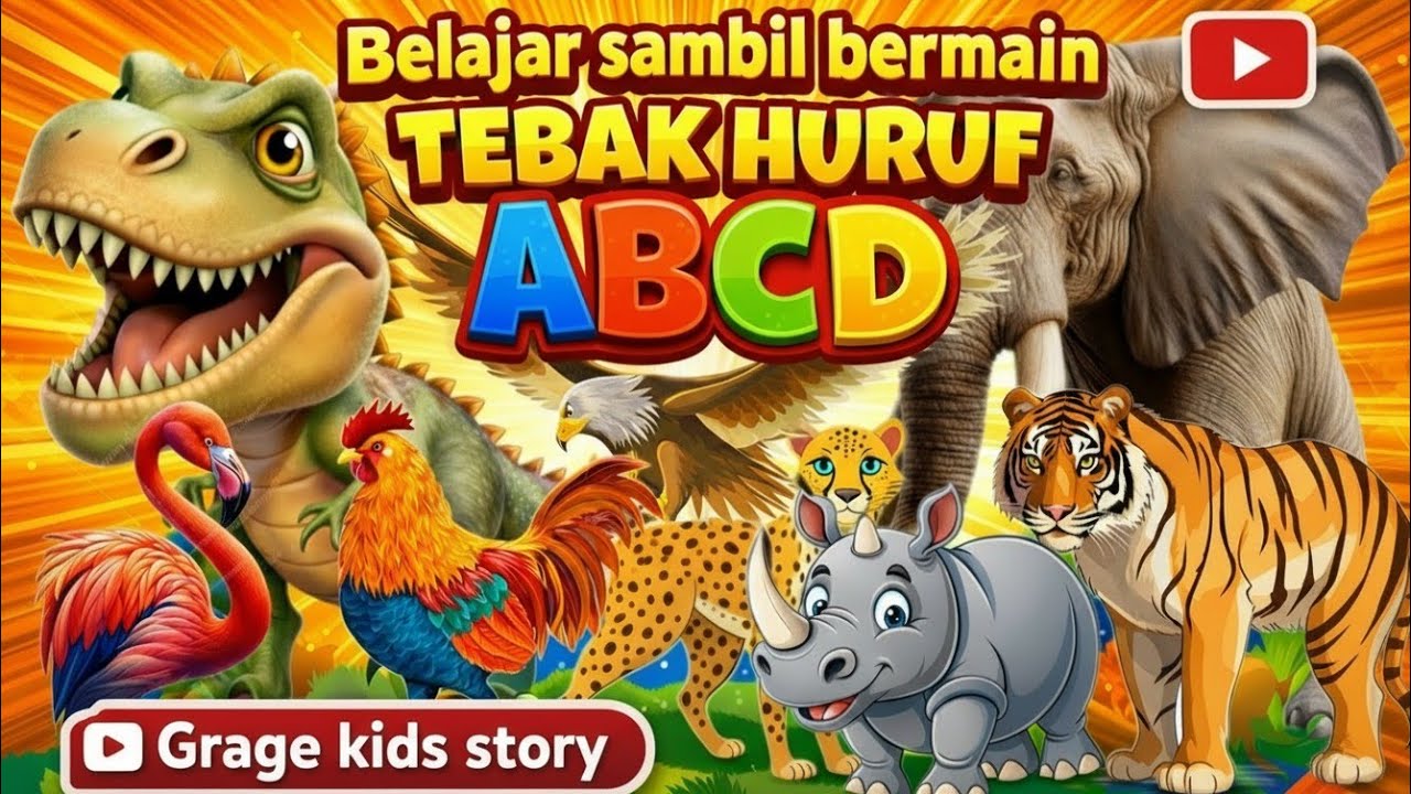 Belajar Huruf ABCD Balita|| Learn while playing Guess the ABCD Letters||anakpintar||Edukasi anak 