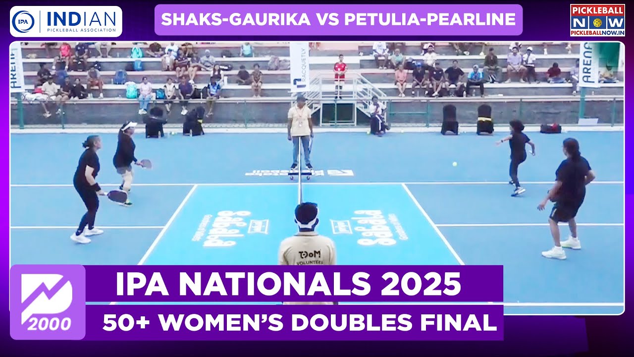 IPA Nationals 2025: Shaks-Gaurika Take on Petulia-Pearline | 50+ Women’s Doubles Final
