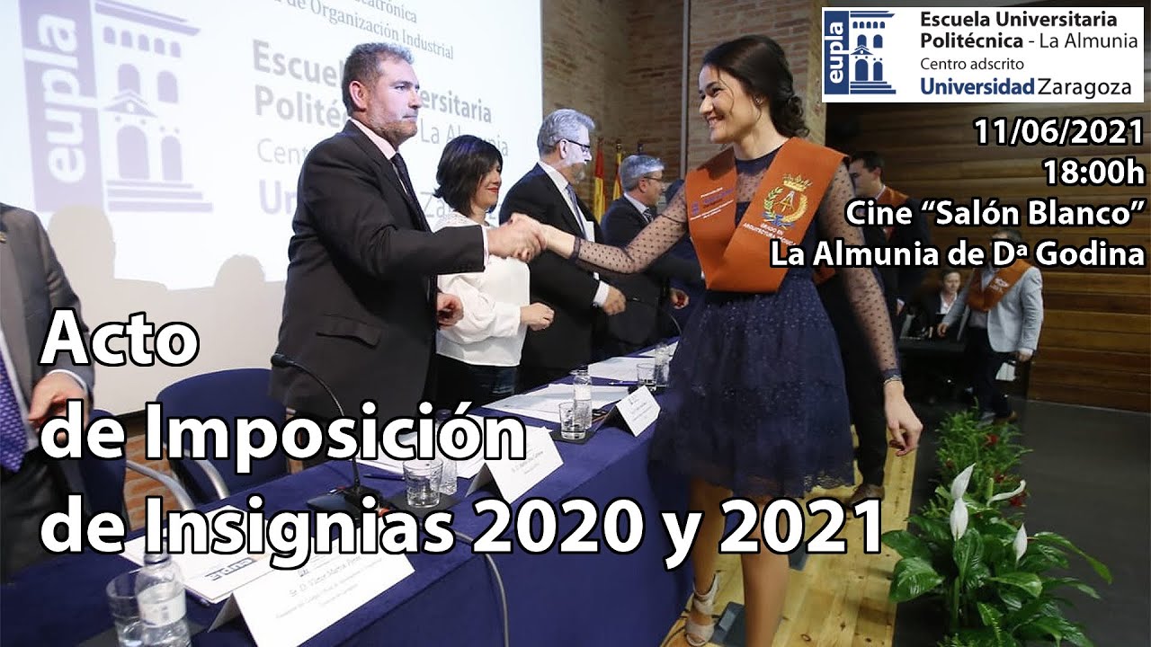 Acto de de Imposición de Insignias 2020 y 2021