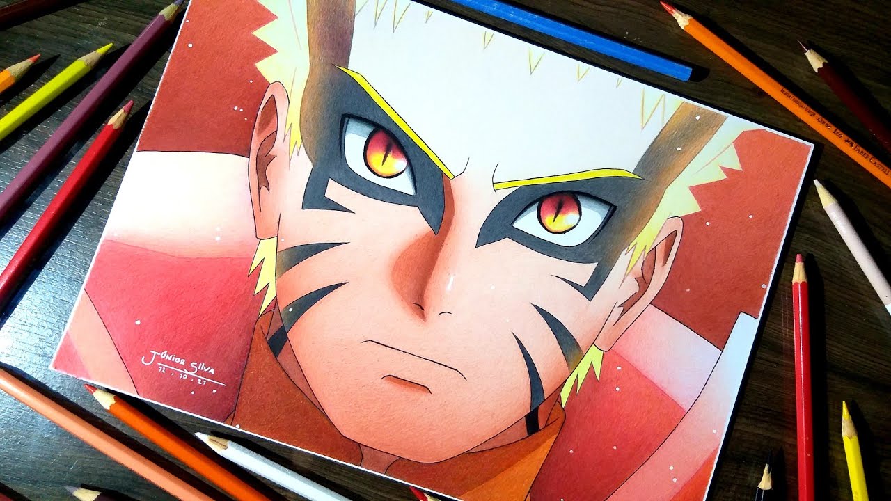 Speed drawing - Naruto Baryon mode