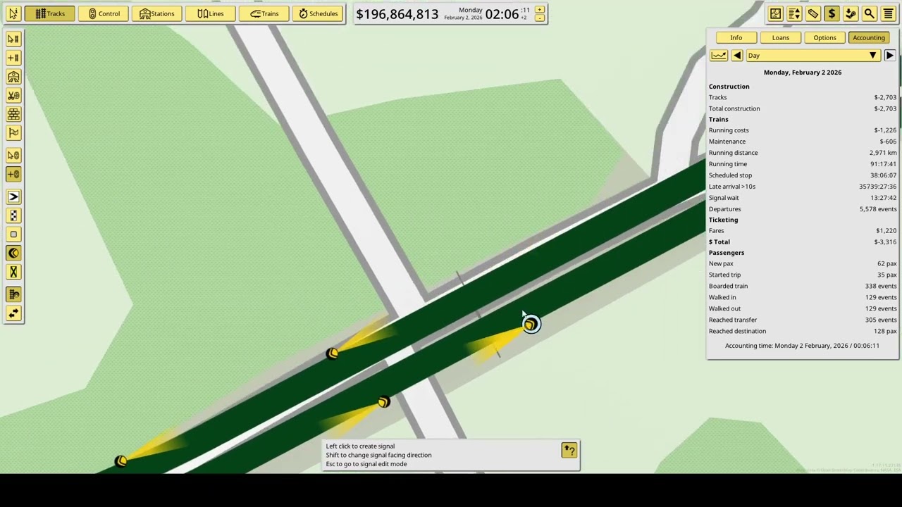 NIMBY Rails - Creating HSL Line 739