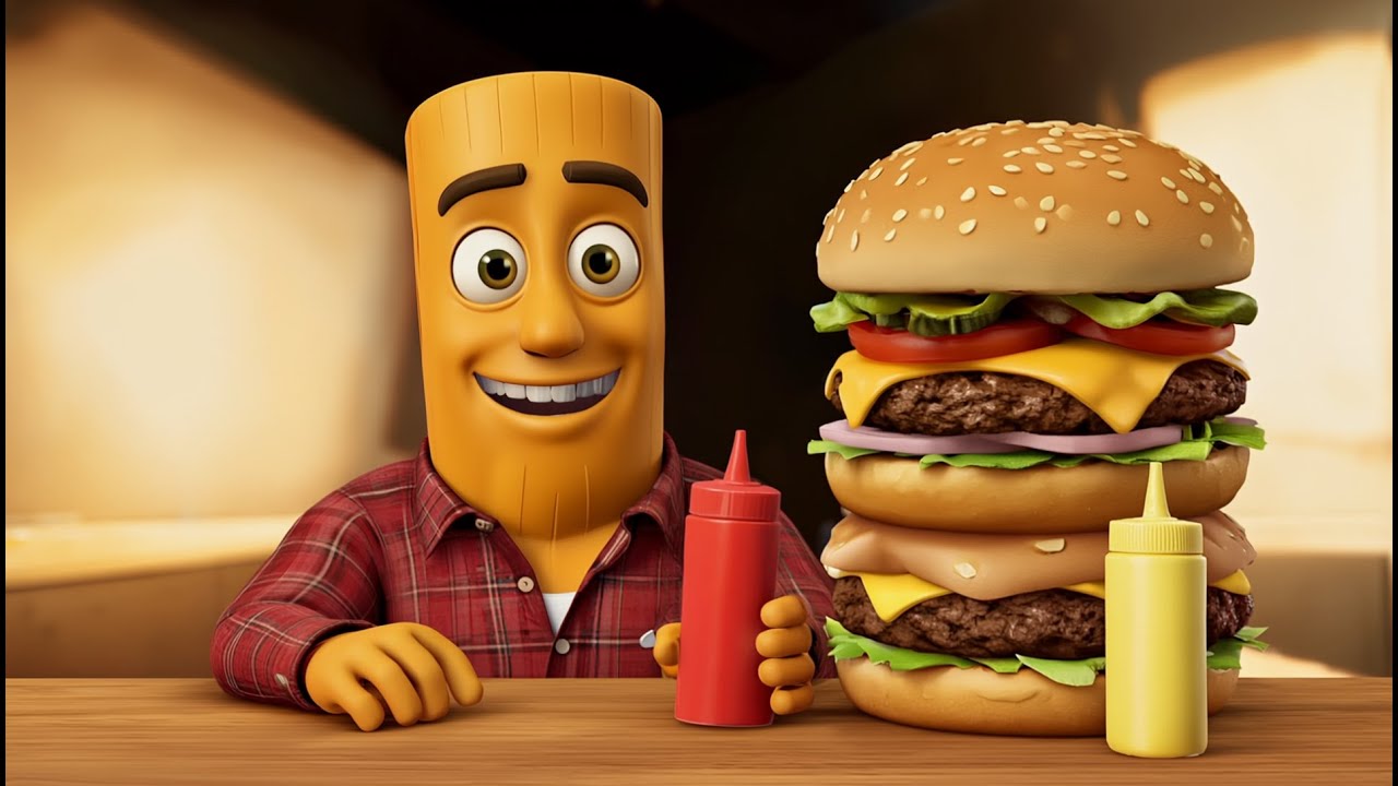 “Pizza & a Giant Burger for Friends: The Adventure of Tung-Tung and Mojito”