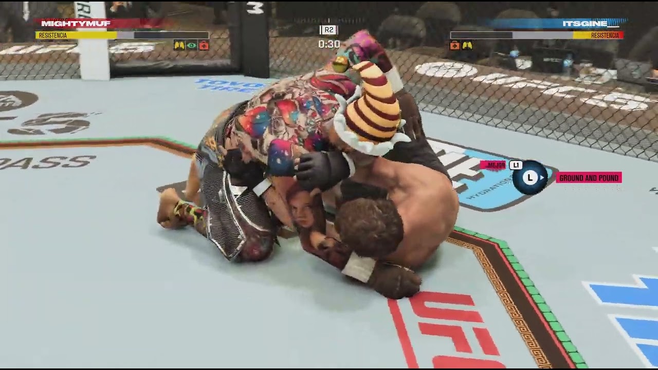 EA SPORTS UFC 5 último round, le doy KO y se sale jajaj