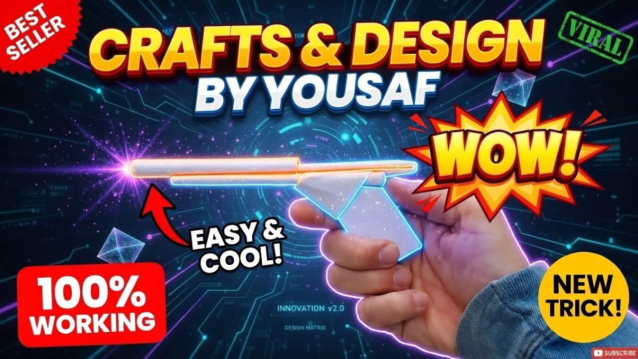 DIY Crafts Tutorial (WOW Result!) | 100% Working Innovation 2.0 😱 | Easy origamic #paper #diy 