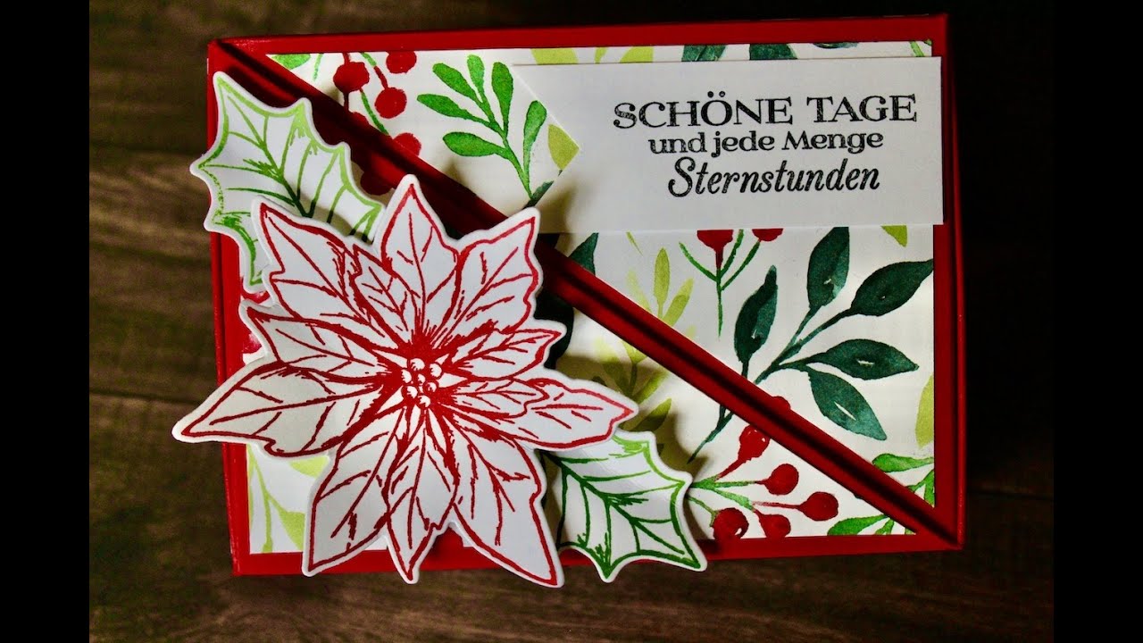 Geschenkbox zu Weihnachten!! Mit Stampin`UP! Produkten
