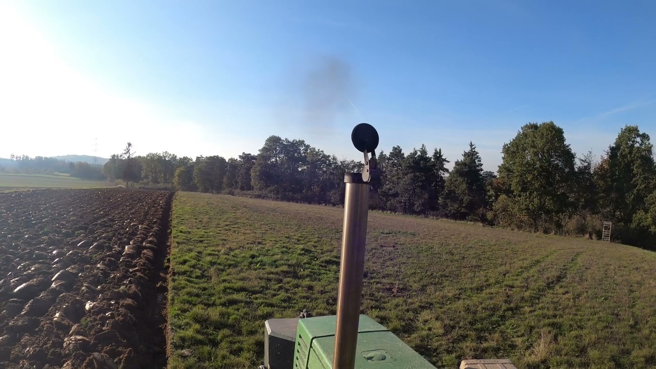 Fendt 612 LSA Turbomatik E beim Pflügen [Sound]