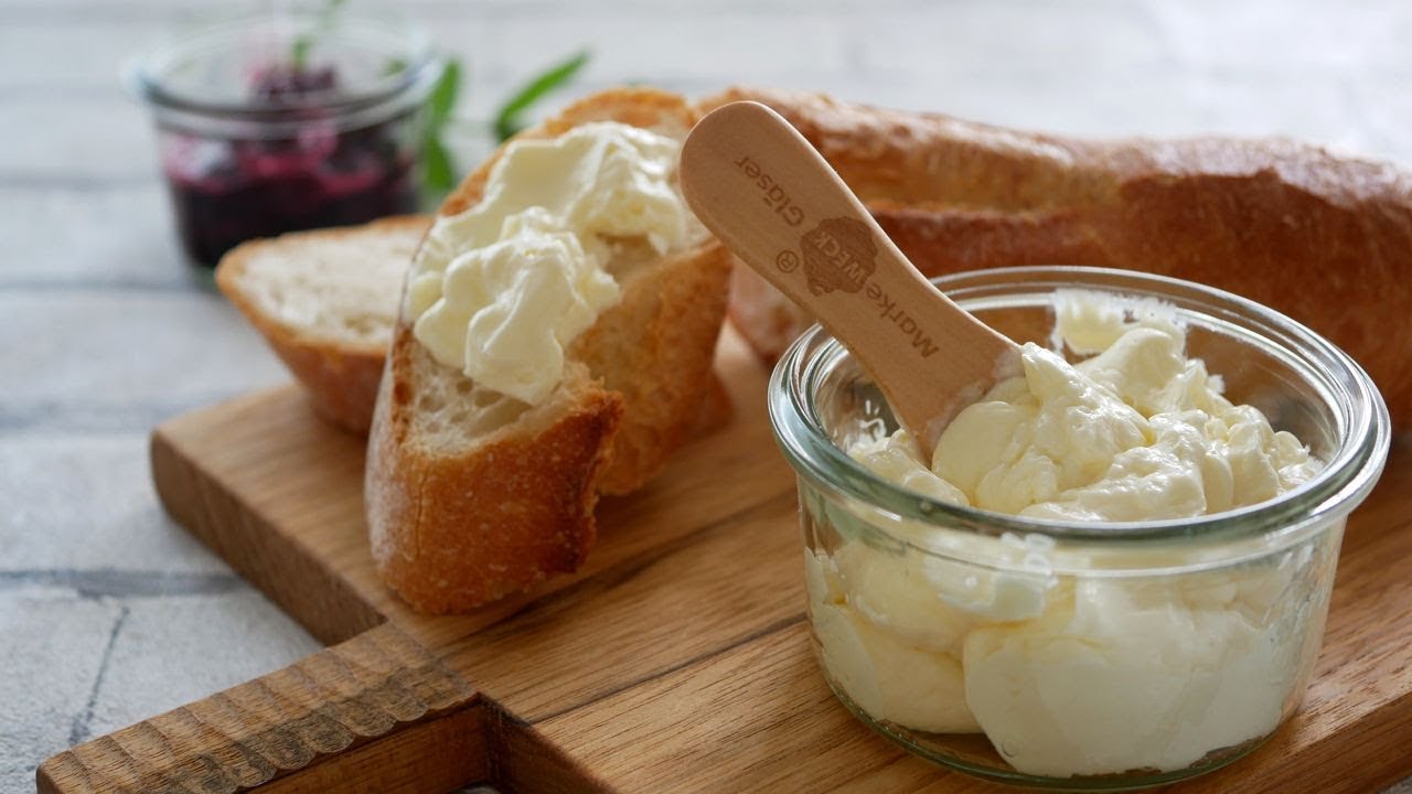 30分で手作りバター ふんわ～りかるいよ! Home made butter