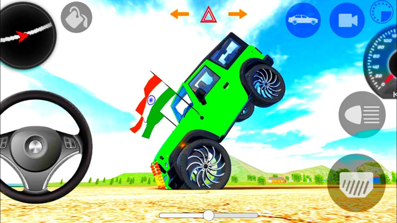 Doller (Song) Modified Mahindra Green Thar😈 || Indian Cars Simulator 3D ||Android Gameplay
