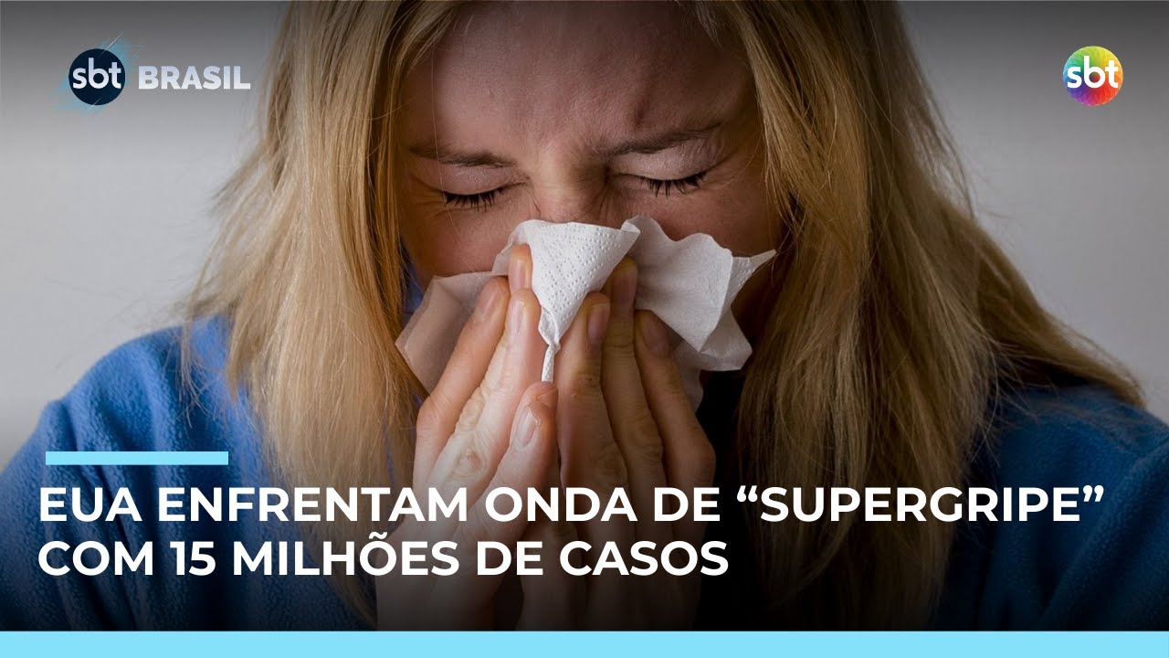 EUA registram cerca 15 milhões de casos e mais de 7 mil mortes por “supergripe” | #SBTBrasil