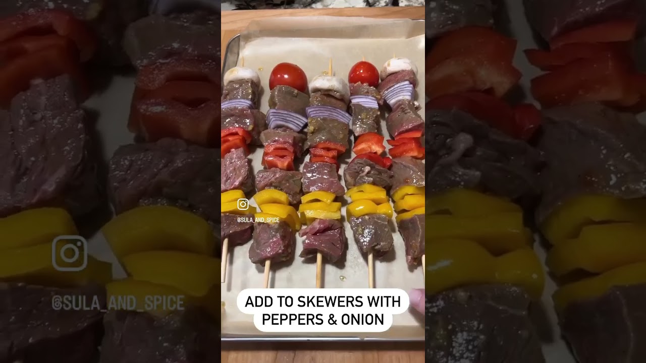 Make some beef skewers in the oven whenever the weather isn&rsquo;t friendly for grilling!