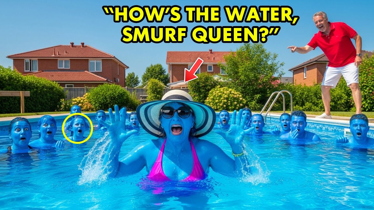 HOA Karen Kept Sneaking Into My Pool — This Time, I Poured 50 Gallons of Blue Dye In!