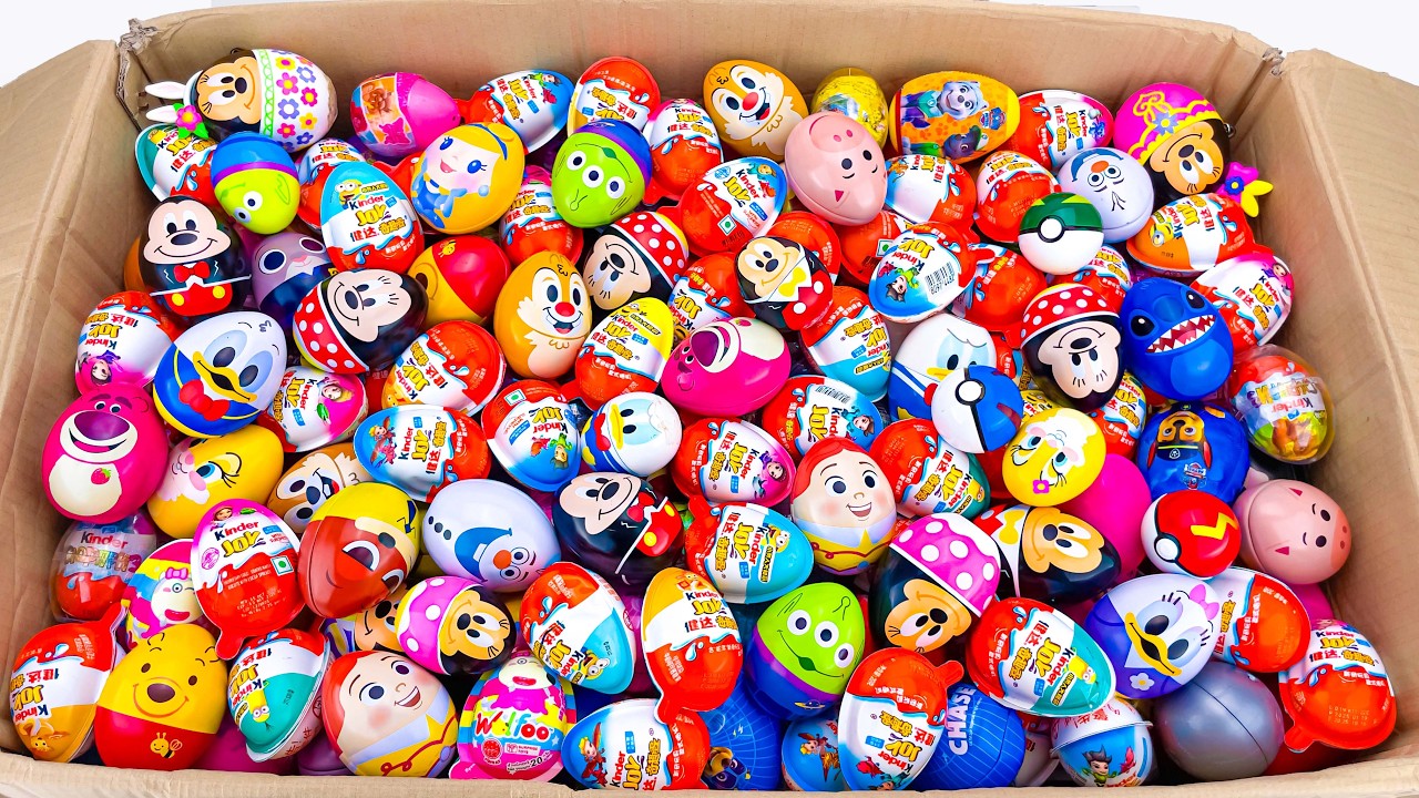 UNBOXING DISNEY SQUISHY Mystery Toys Series ASMR | NO TALKING
